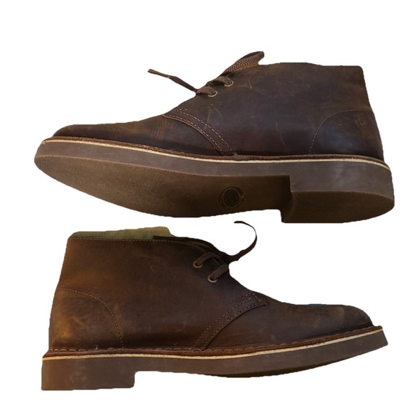 Clarks Bushacre 2 Chukka Boots – Beeswax Leather – Women's Size 8 Brown - Picture 4 of 6